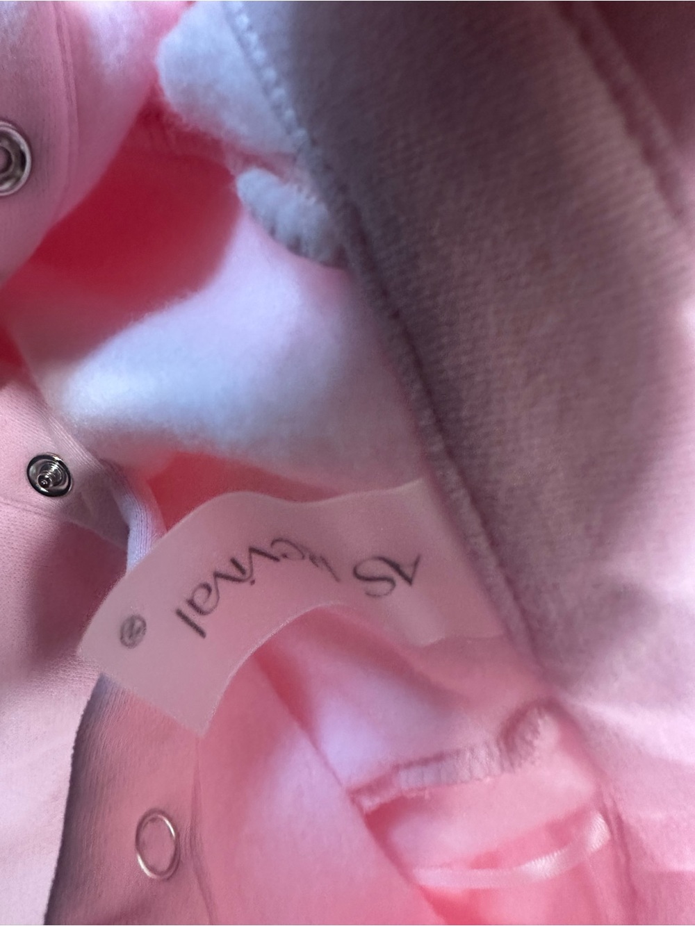 Altar'd State Light Pink Snap-Front Hoodie